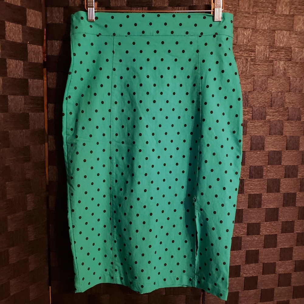 Polka-dot skirt